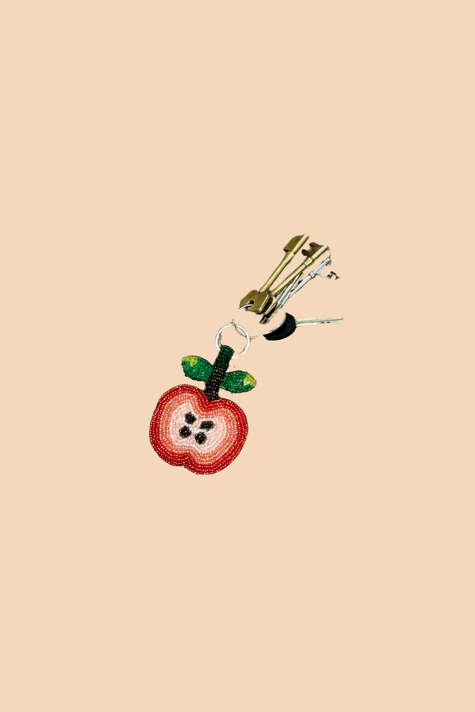 Fruit Mini Beaded Keyring
