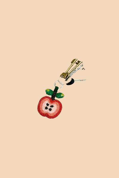 Fruit Mini Beaded Keyring