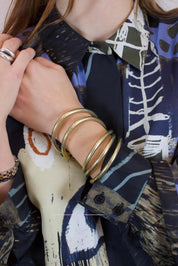 Mantra Thick Star Bracelet