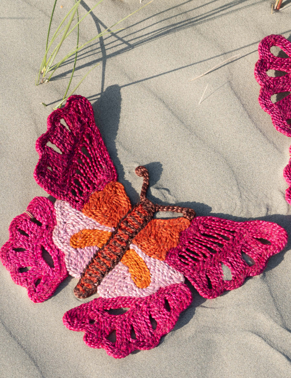 butterfly jute placemat