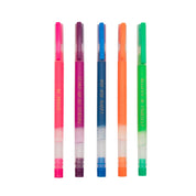 Set of 5 Rainbow Gel Pens