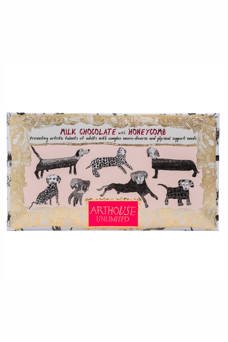 Dogalicious Chocolate Bar - Milk Chocolate with Honeycomb