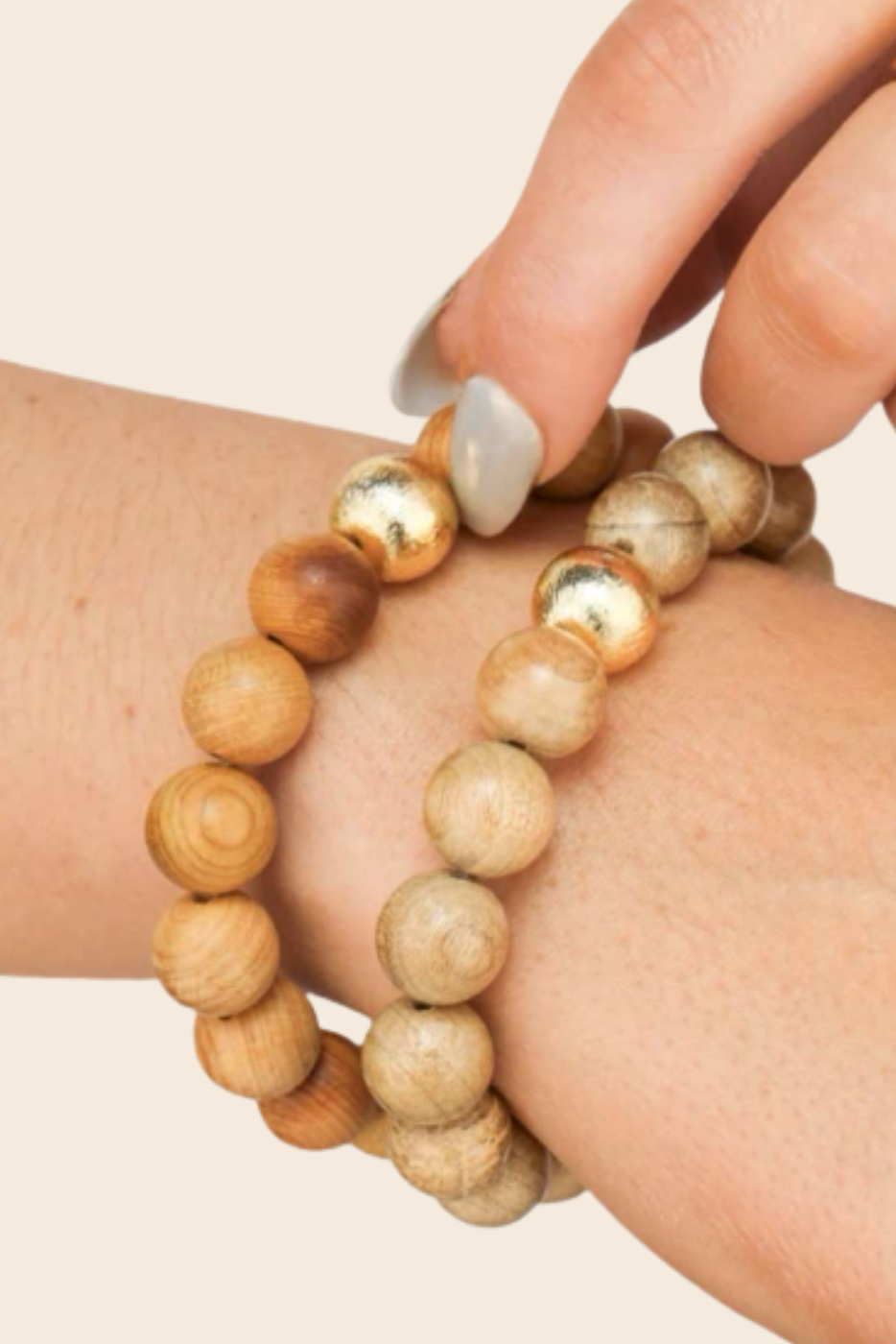 Ashen Beaded Bracelet