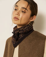 Chocolate Paisley Bandana