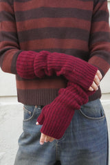Berry Fingerless Gloves