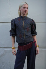 Blue Diamond Kimono Top