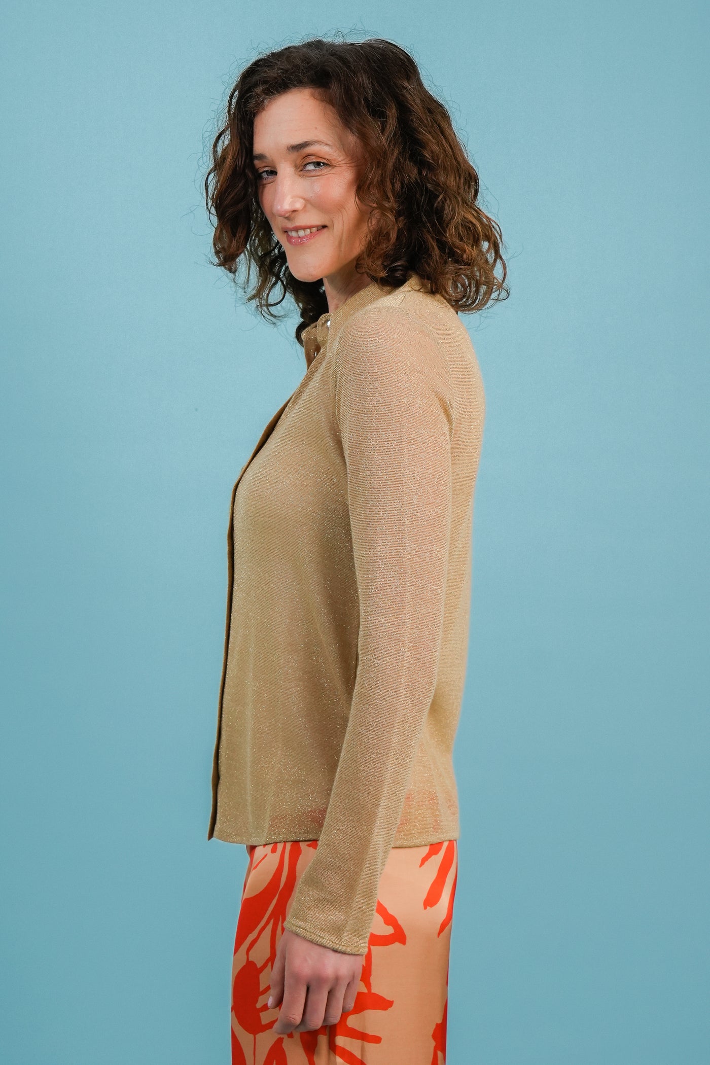 Gold Collared Shirt