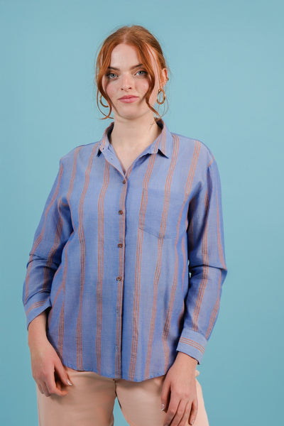 Sacrecoeur Anita Gold/Blue Shirt