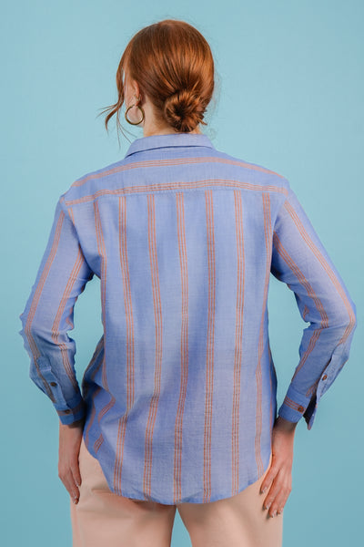 Sacrecoeur Anita Gold/Blue Shirt