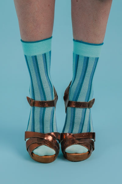 Seoul Turquoise Socks