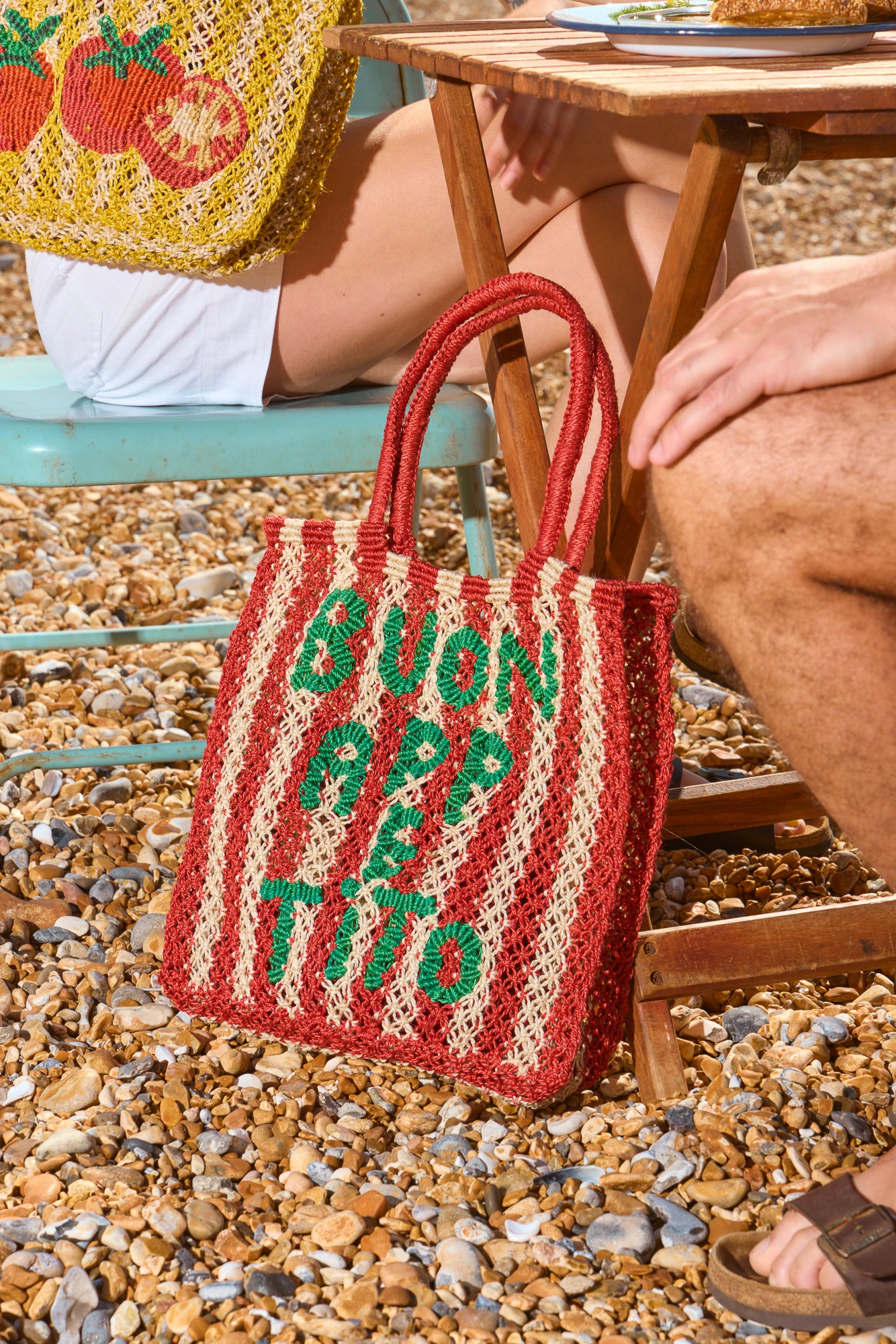Buon Appetito - Scarlet, natural and green