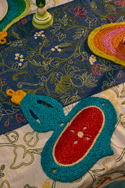 Turquoise Lantern Bauble Placemat