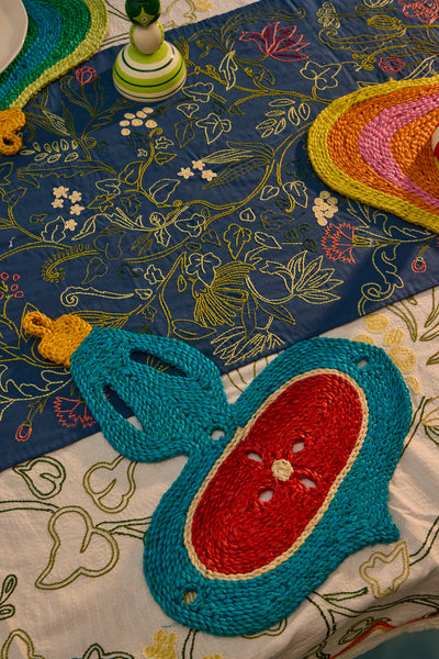 Turquoise Lantern Bauble Placemat (PRE-ORDER: arrival end Oct)