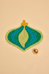 Green Swirl Bauble Placemat