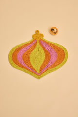 Orange Swirl Bauble Placemat