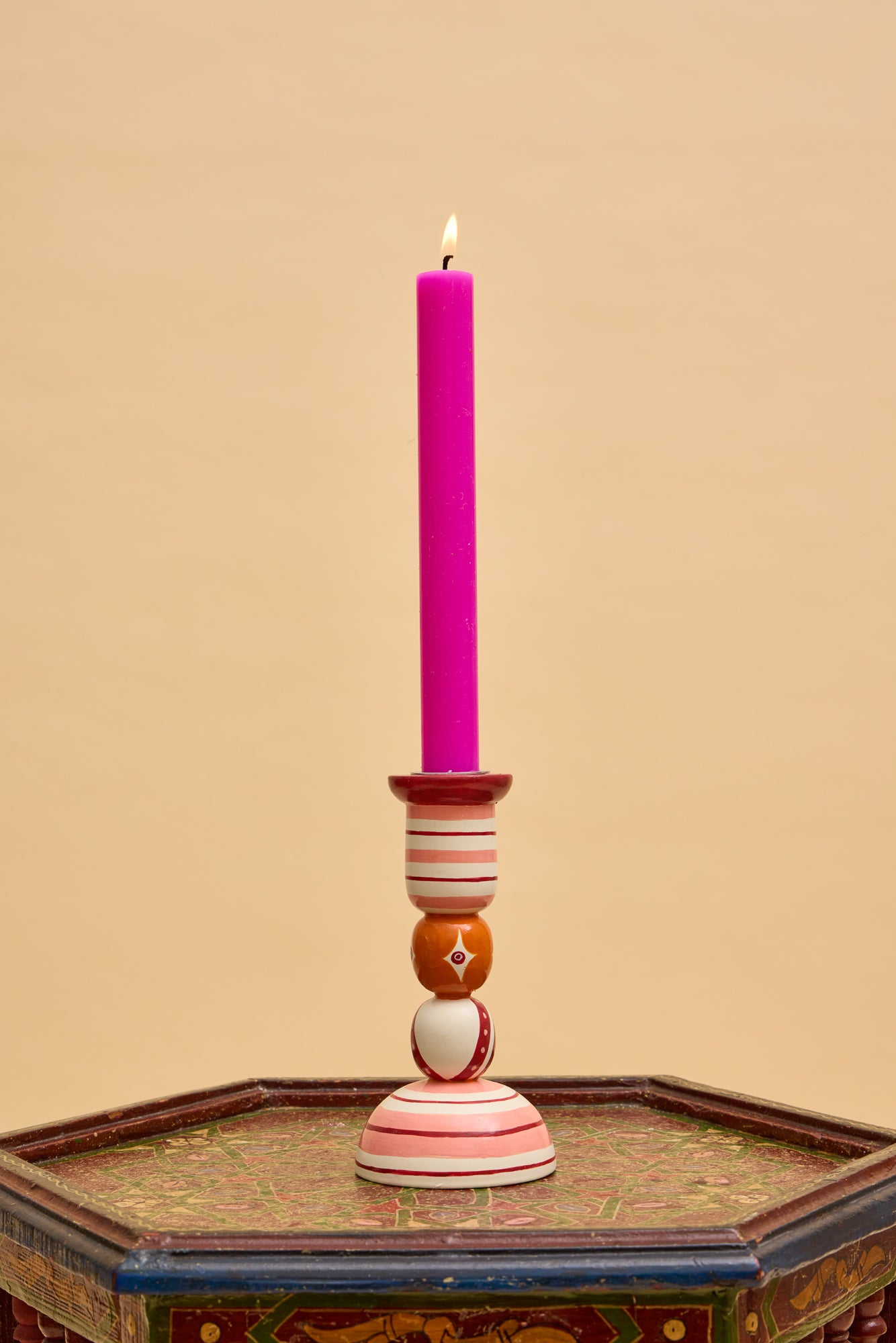 Raspberry Fiesta Candlesticks (PRE-ORDER: end Oct)