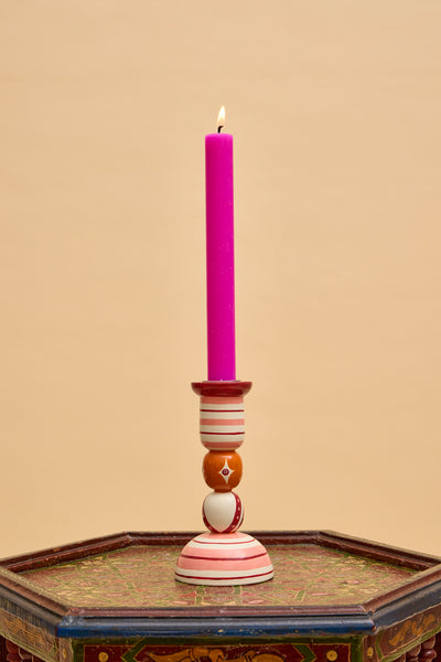 Raspberry Fiesta Candlesticks (PRE-ORDER: end Oct)