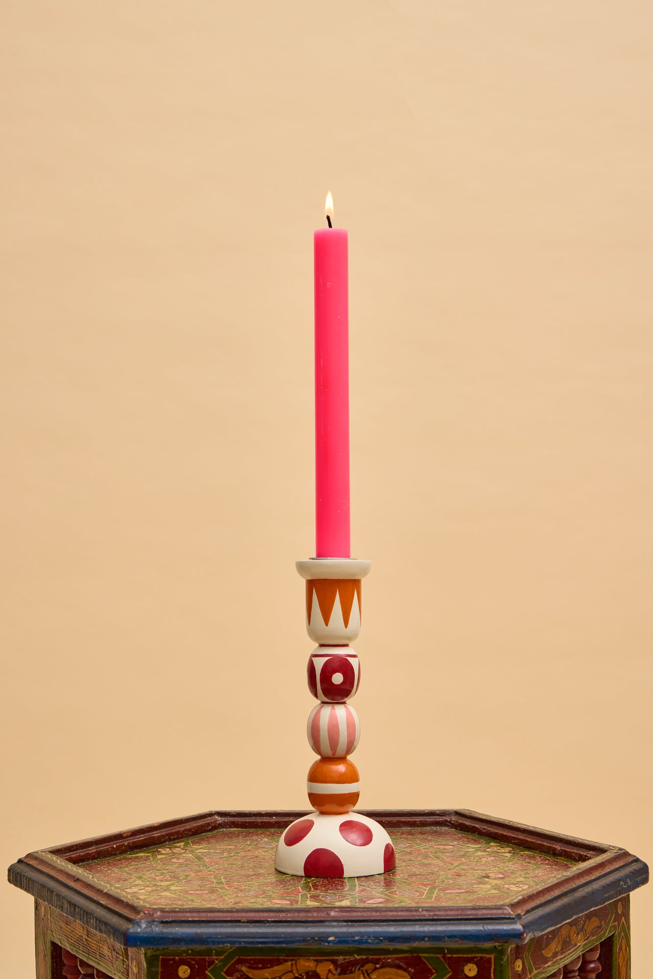 Raspberry Fiesta Candlesticks (PRE-ORDER: end Oct)