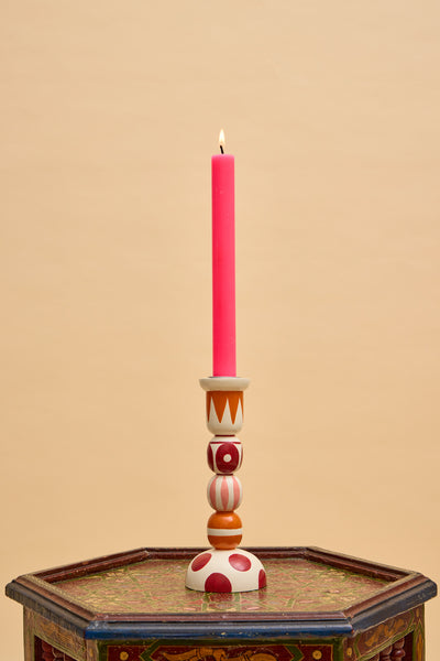 Raspberry Fiesta Candlesticks (PRE-ORDER: end Oct)