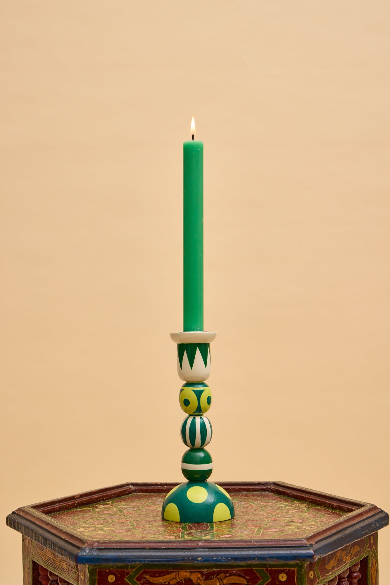 Kiwi Fiesta Candlesticks (PRE-ORDER: end Oct)