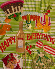 Happy Everything Stripe Tablecloth