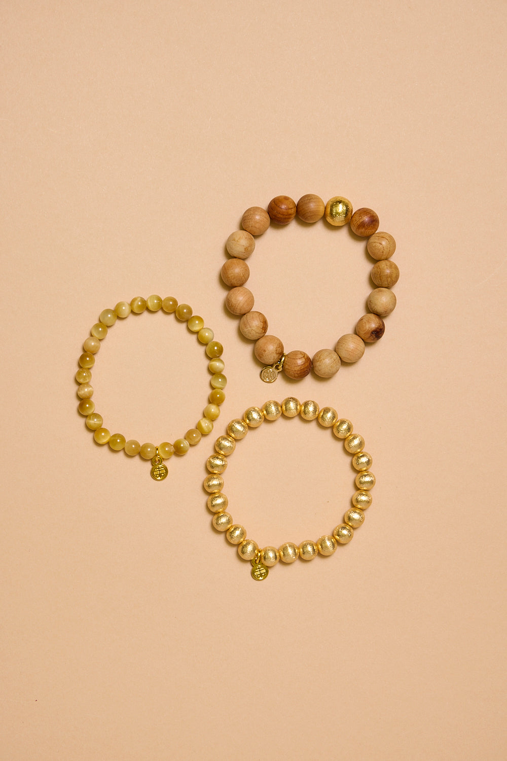 Ashen Beaded Bracelet