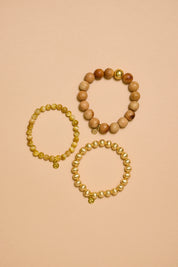 Ashen Beaded Bracelet