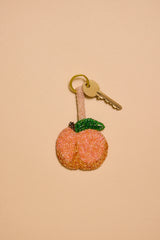 Peach Charm Keyring