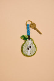 Pear Charm Keyring