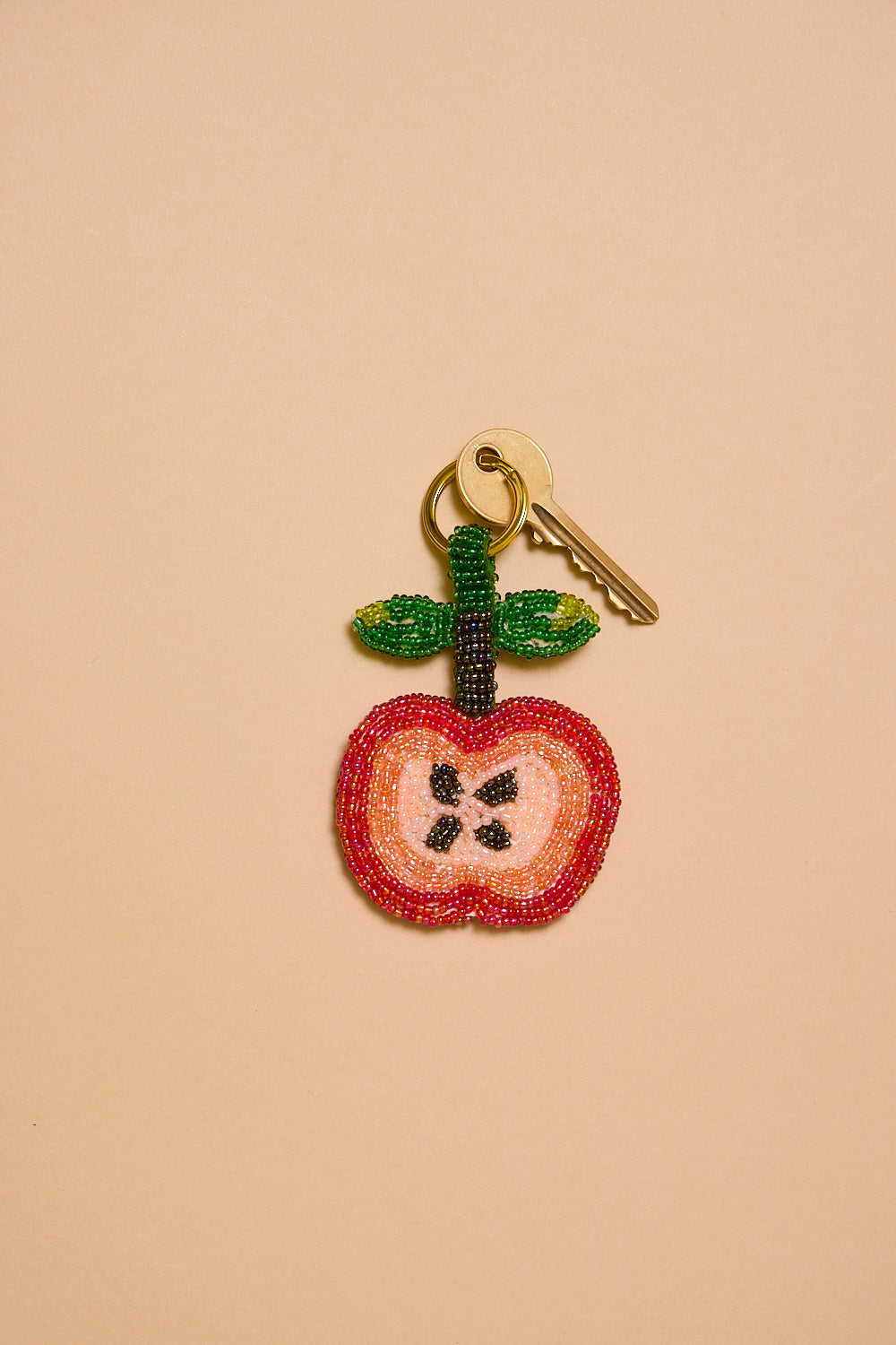 Apple Charm Keyring