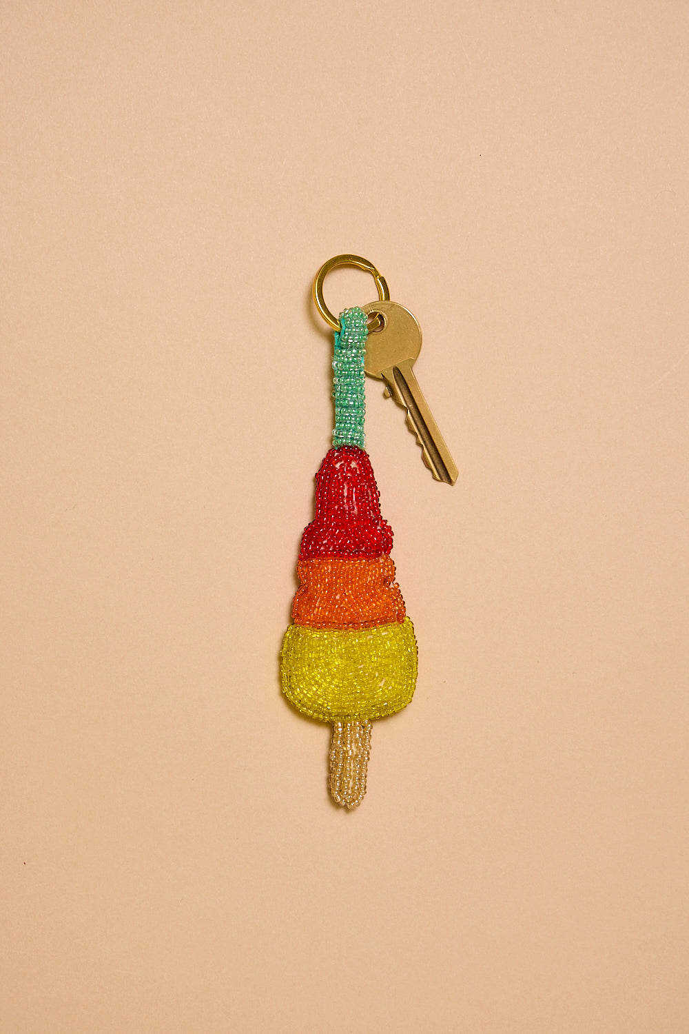Rocket Ice Lolly Charm Keyring