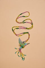 Hummingbird Beaded Pendent Necklace