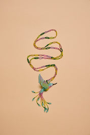 Hummingbird Beaded Pendent Necklace