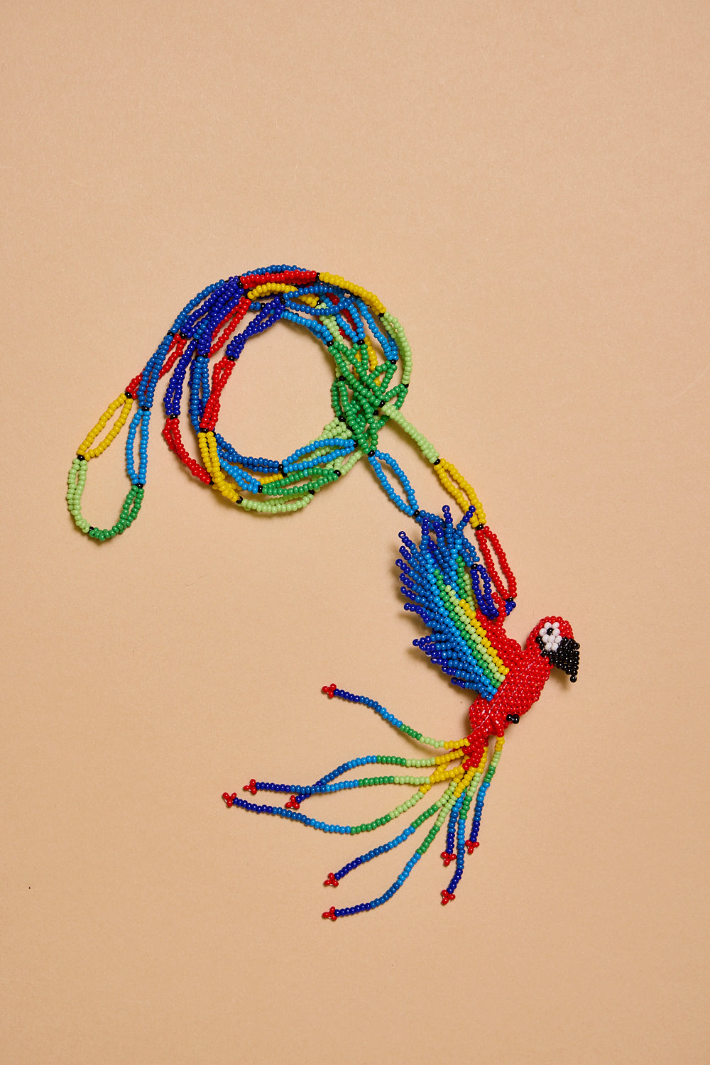 Parrot Beaded Pendent Necklace
