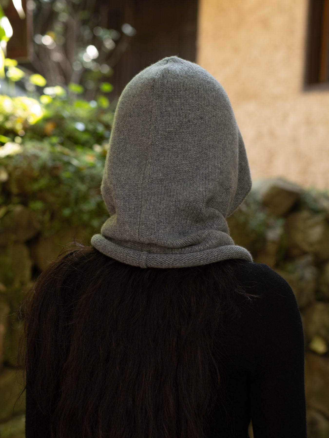 Grey Cocoon Rolled Balaclava