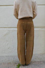 Olive Structured Corduroys