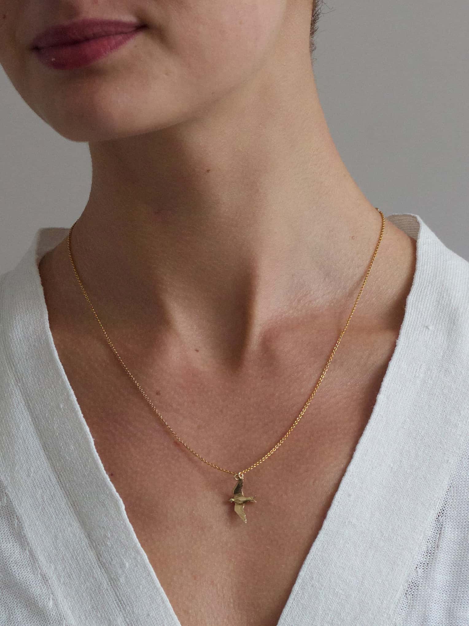 Flying Swallow Necklace