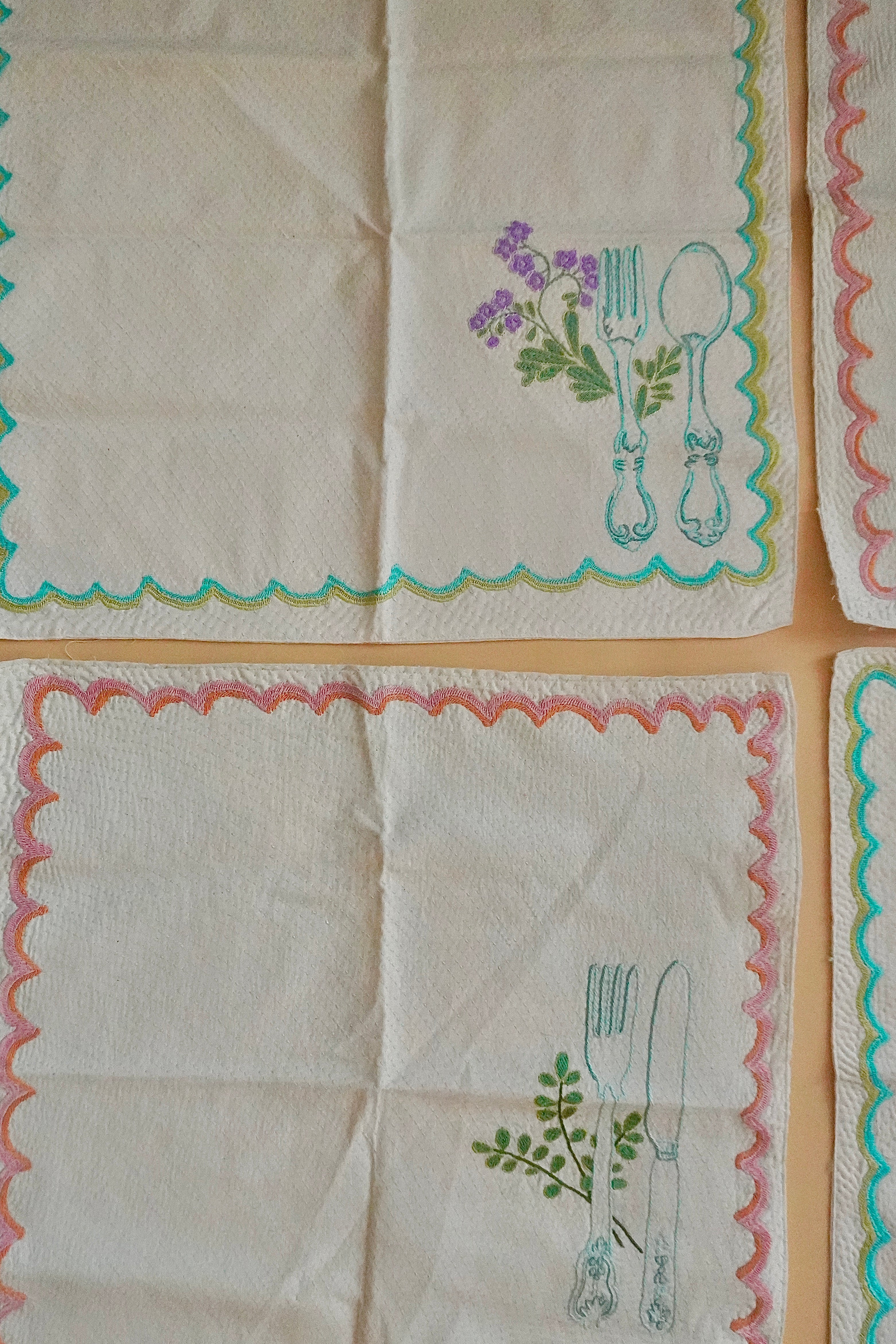 Set of 4 Sample Napkins
