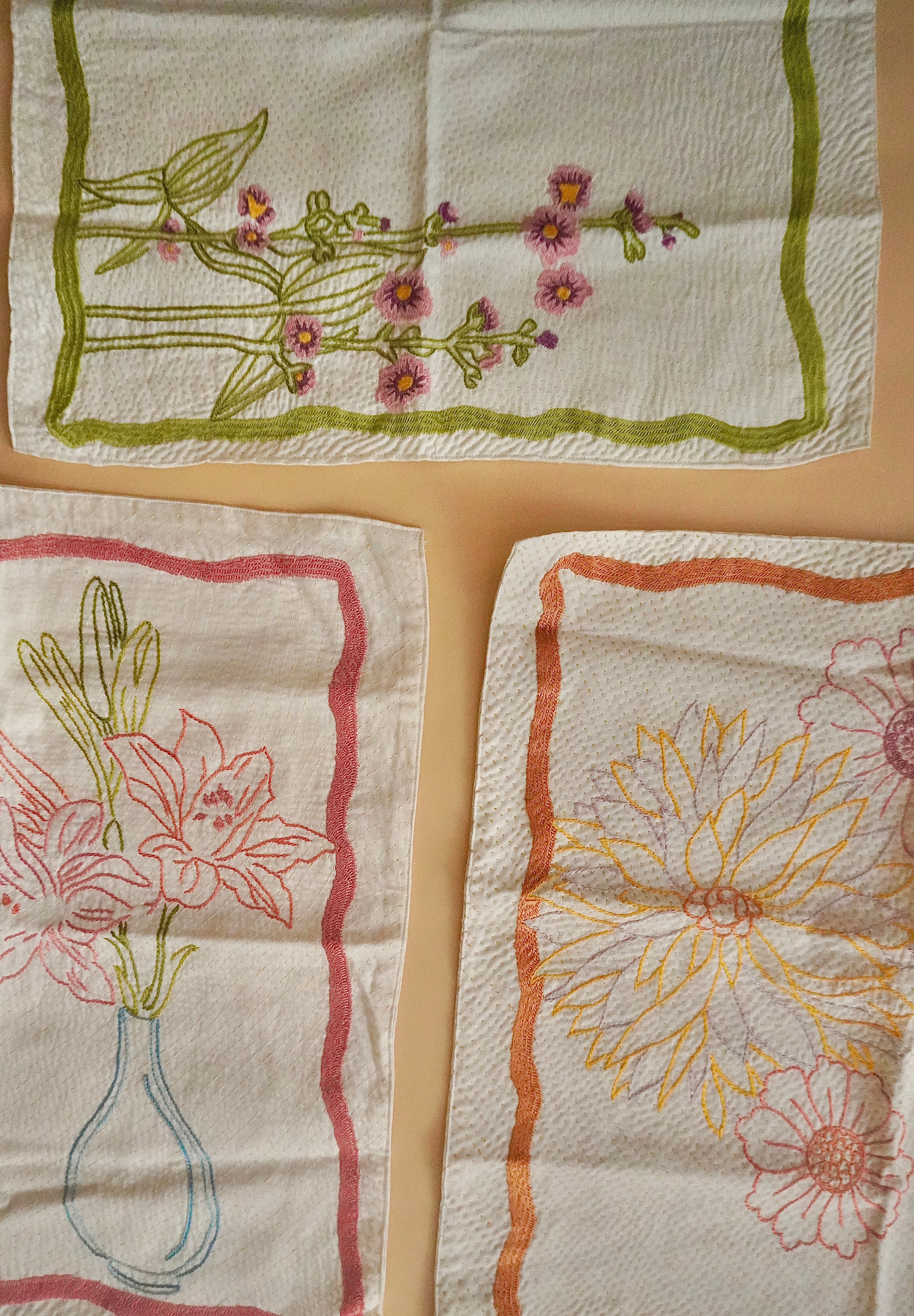 Set of 3 Sample Napkins