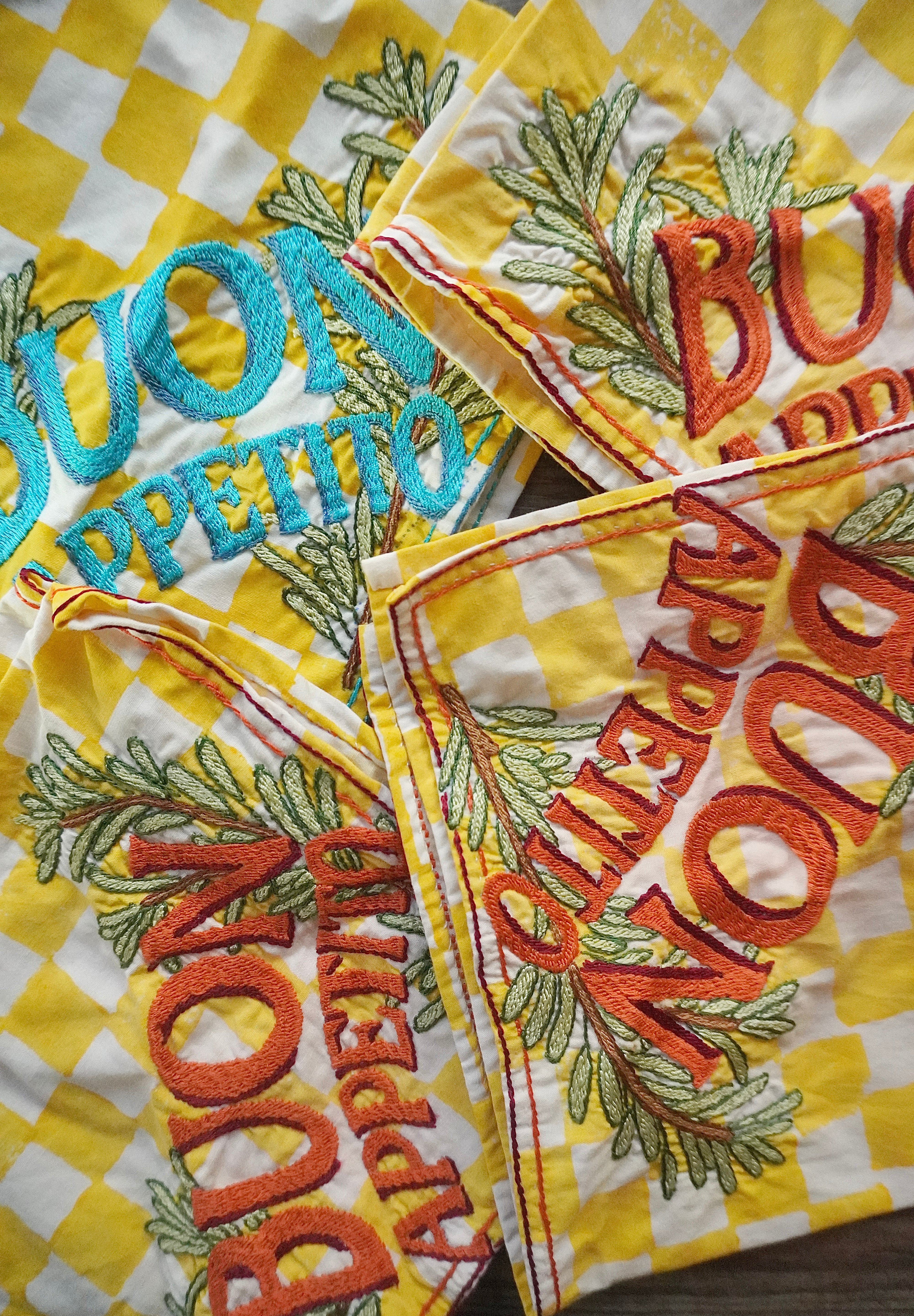Set of 4 Sample Napkins