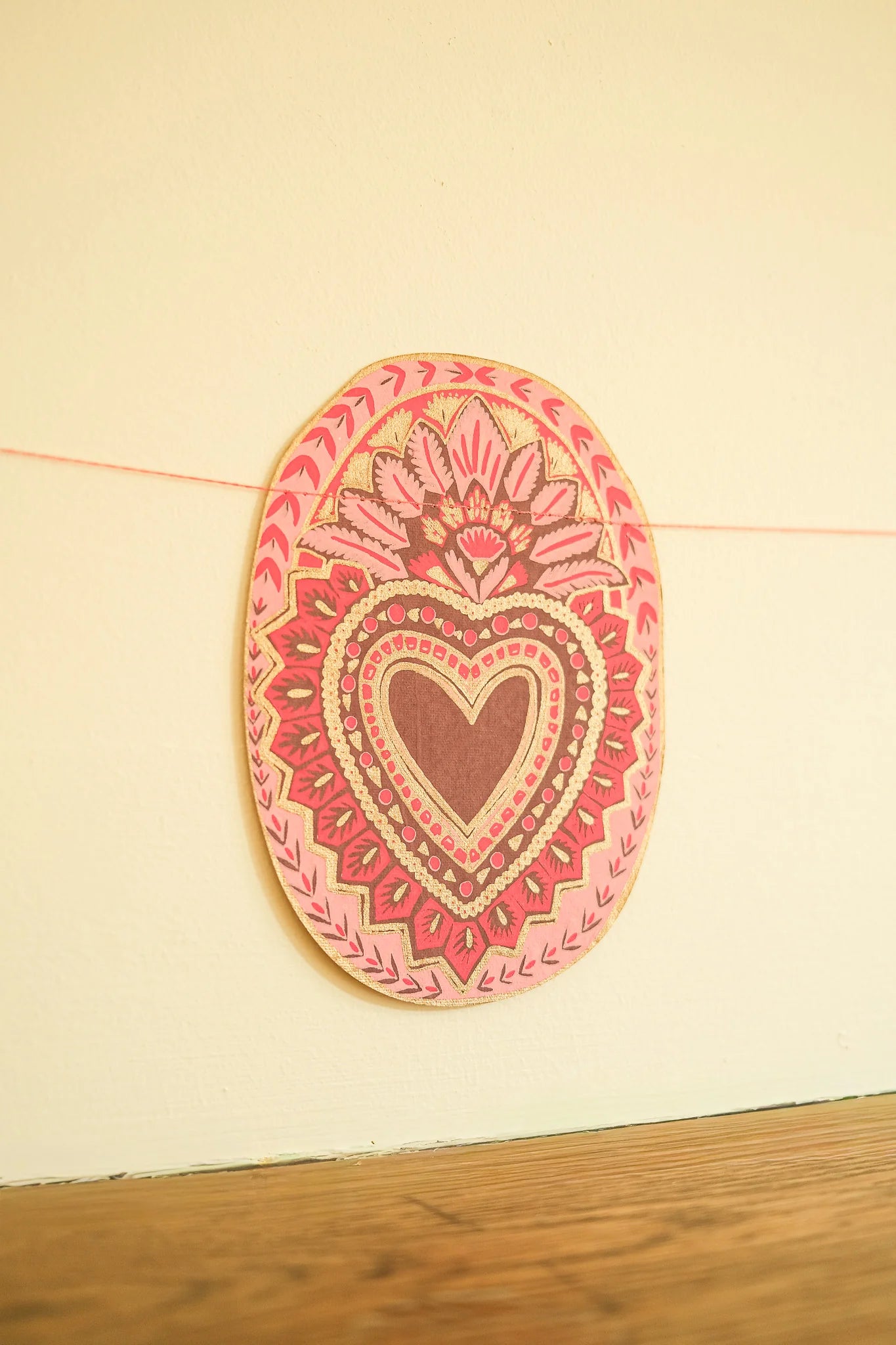 Hearts Sewn Garland