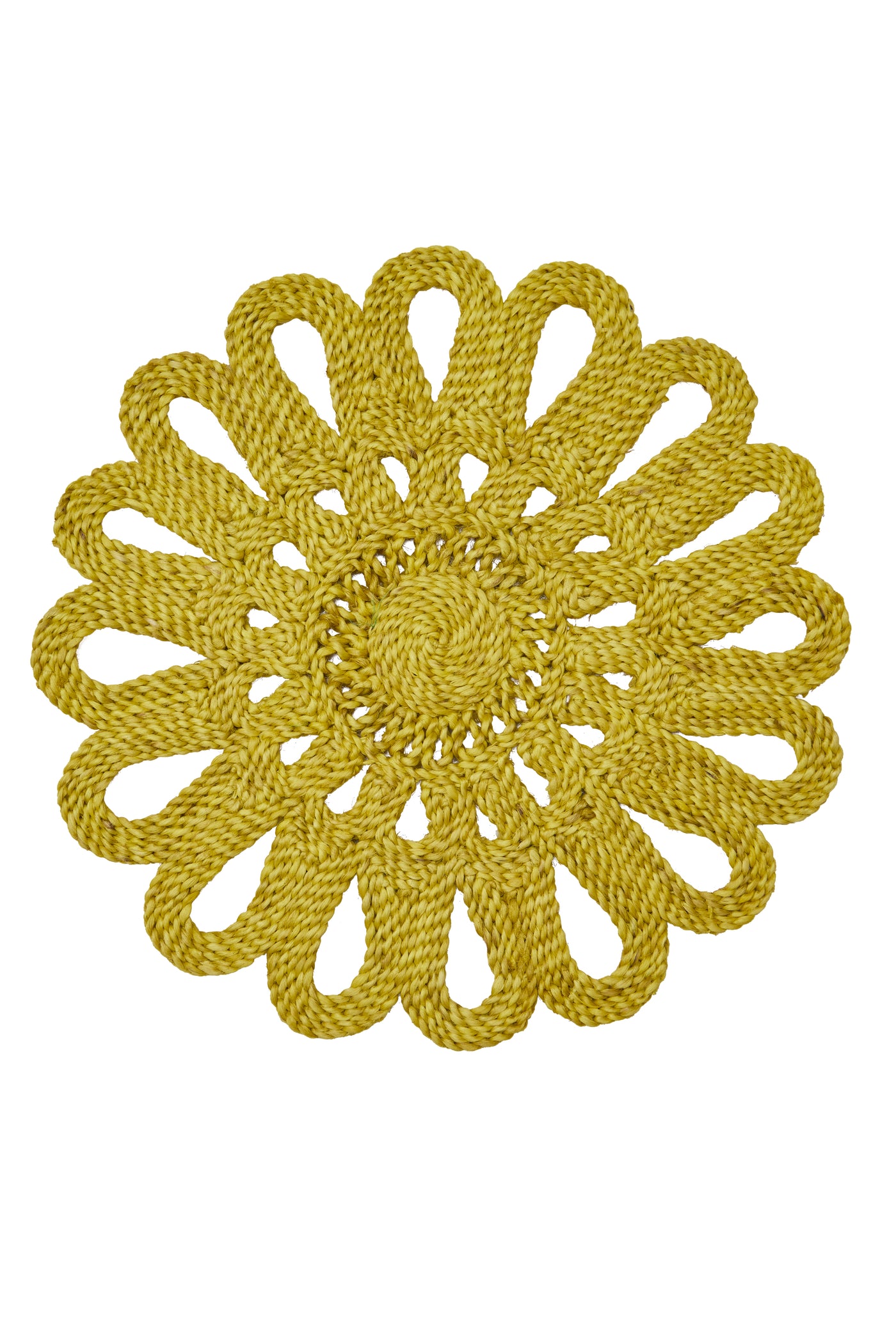 Flower placemat - Yellow