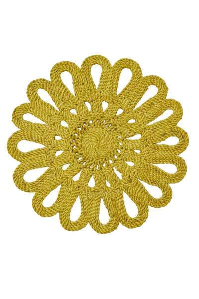 Flower placemat - Yellow