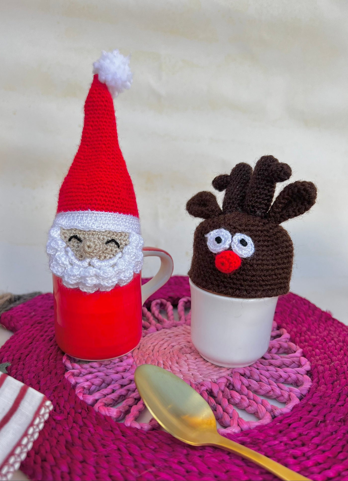 Christmas Egg Cosies - 4 styles