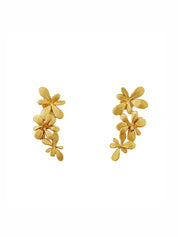 Sprouting Rosette Drop Earrings