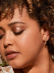 Sprouting Rosette Drop Earrings