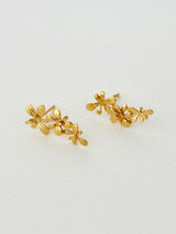 Sprouting Rosette Drop Earrings