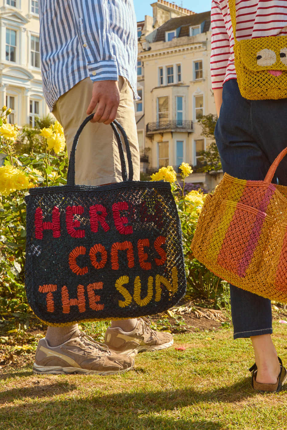 Here Comes The Sun - Dark Navy and raspberry multi - PRE-ORDER - ARRIVING MID AUGUST