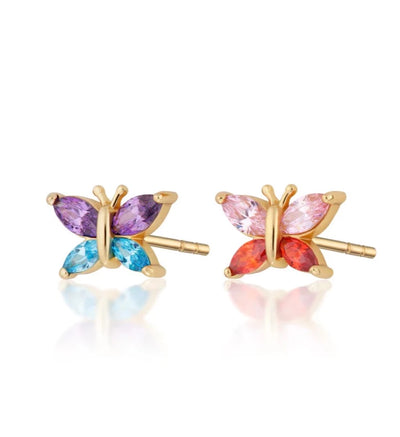 Colour Pop Butterfly Earrings
