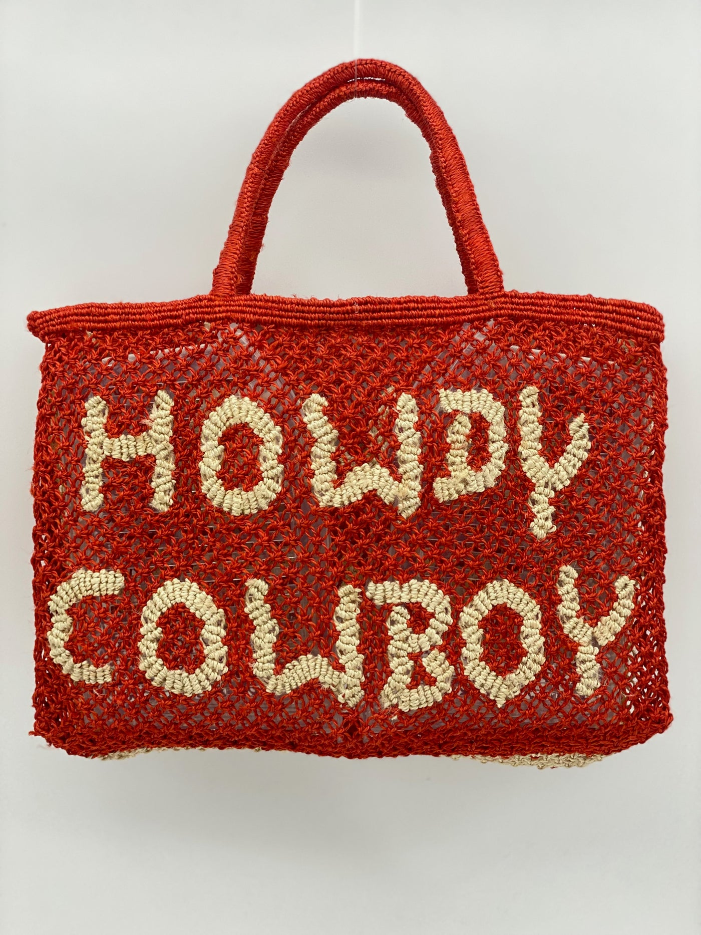 Howdy Cowboy - Scarlet and natural (PRE-ORDER - ARRIVING EARLY MAY)